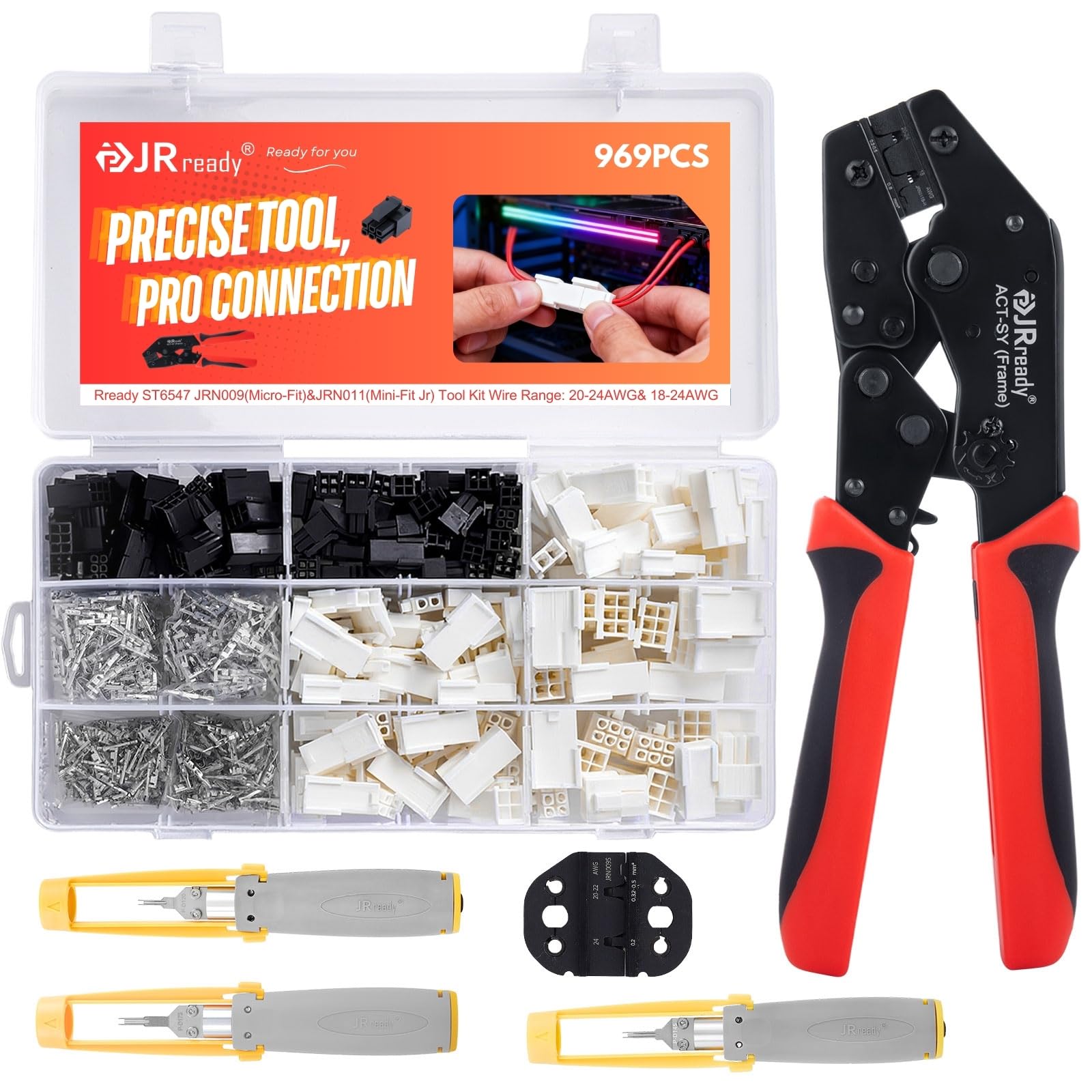 Amazon.com: JRready ST6547 Molex Mini-Fit Jr. Micro-Fit Crimping